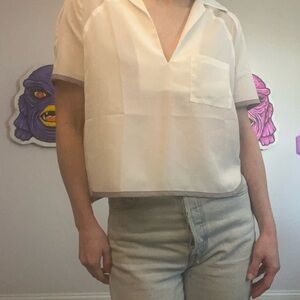 Cool sheer top